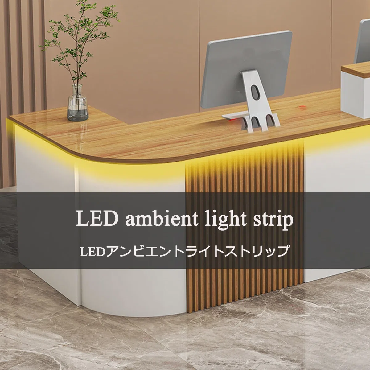 Shop– Cassettiera da ufficio con angoli arrotondati, design versatile per molteplici persone, lunghezza 140 cm, ideale per uso professionale e domestico