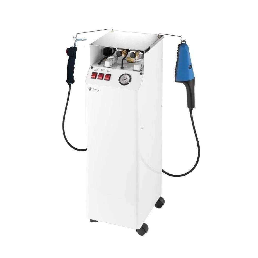 EOLO Spazzola a Vapore AV01 SP RA V5 Professionale Ricarica Automatica Pistola a Vapore Generatore di Vapore Stiro Verticale Caldaia in Rame Risparmio Energetico Anticalcare Garanzia 5 Anni A++