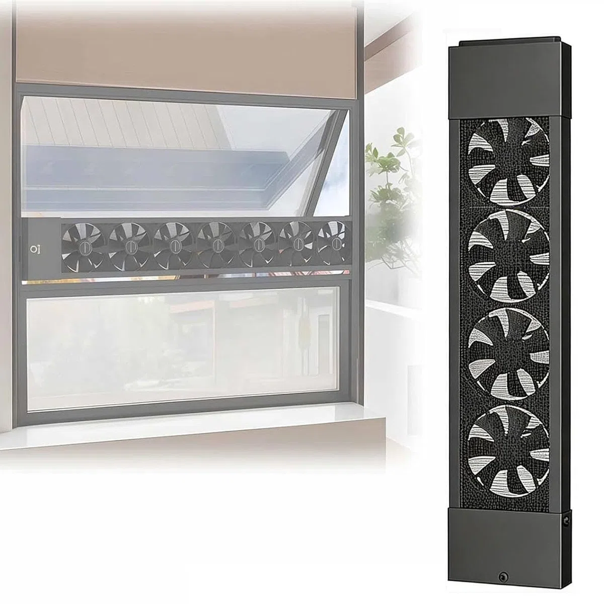 Ventilatore Elettrico per Vetri A Scorrimento
