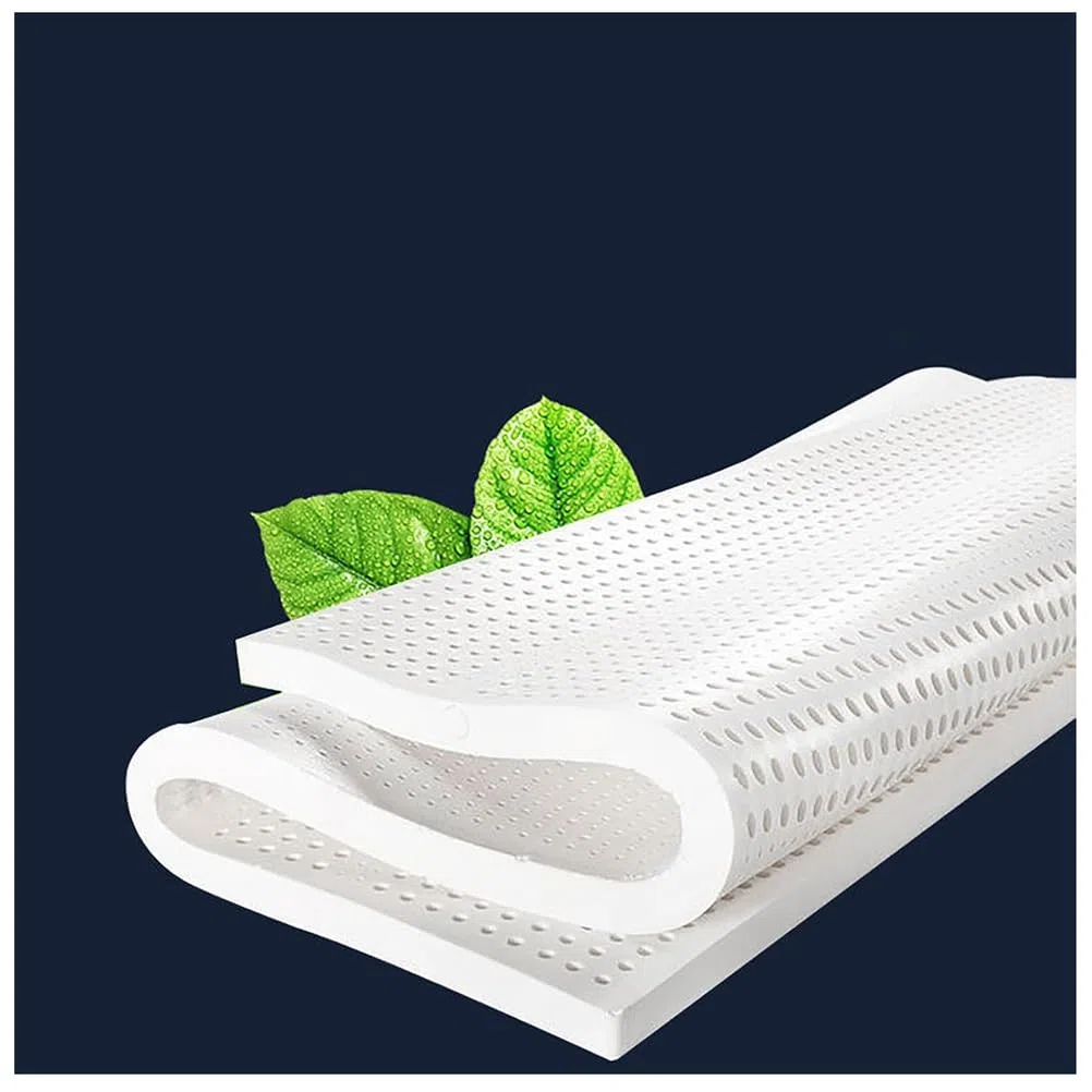 Materasso in lattice naturale morbido a nido d'ape ventilato, spessore 2,5 cm, 80 x 140 cm