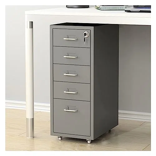 5 Der Archiviatore in metallo per documenti legali A4 Chiusura sicura in acciaio ufficio Sto Solut per documenti nized Completamente assemblato e