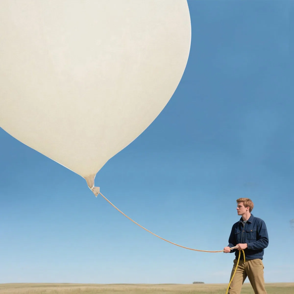 POPETPOP Palloncino Meteorologico Gigante da 336 Pollici in Lattice Bianco, 1000g, Alta Capacità di Carico e Facile Gonfiaggio per Feste di Compleanno ed Eventi Educativi